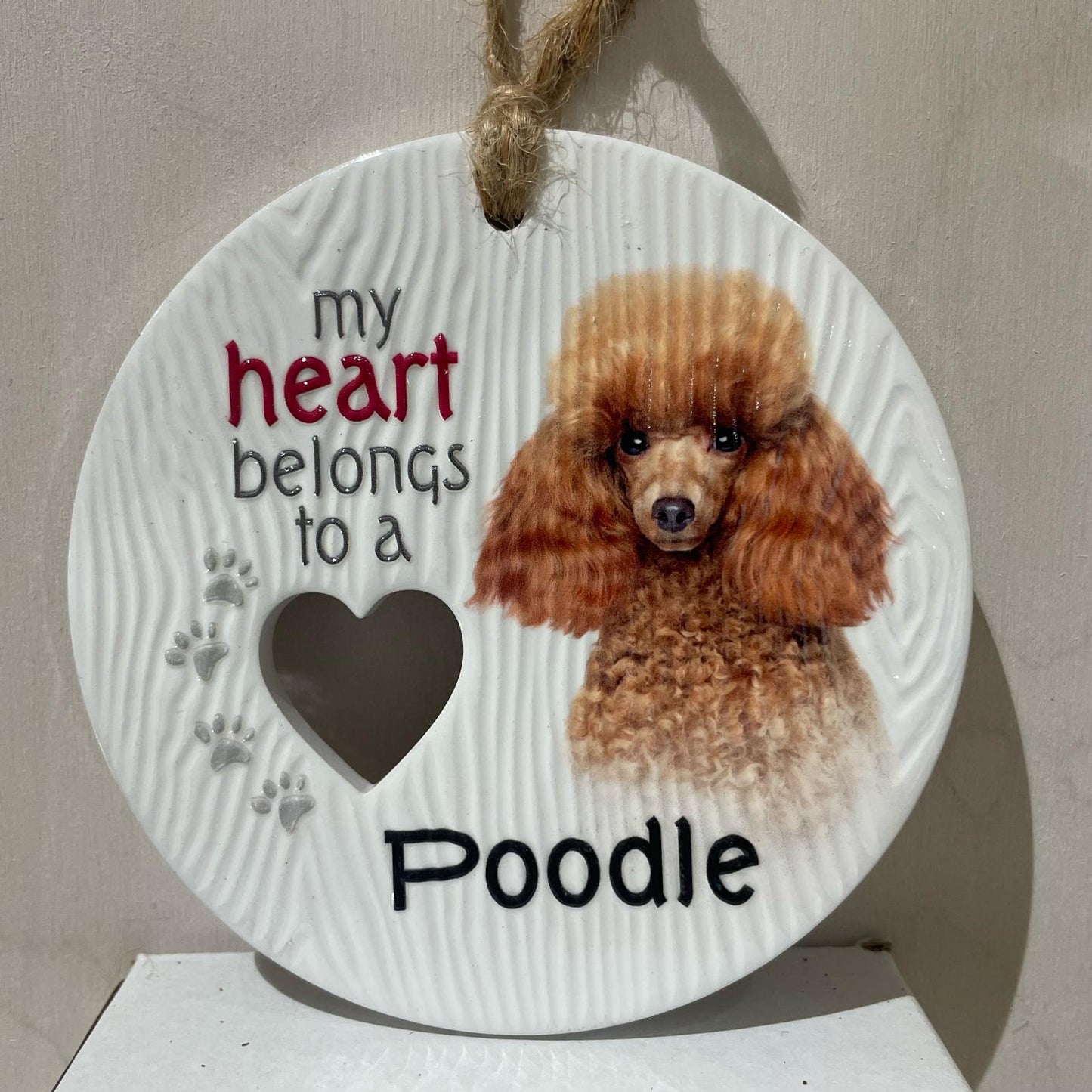 Piece of my Heart - Poodle (Light Brown)