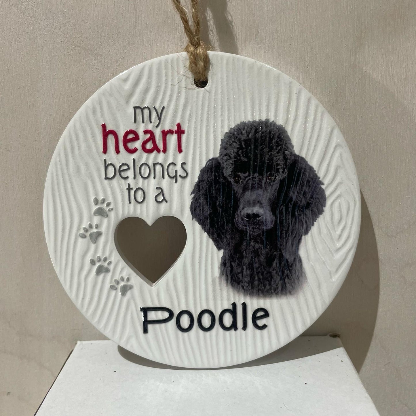 Piece of my Heart - Poodle (Black)