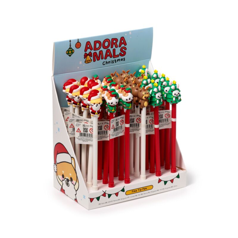 PK Christmas Adoramals Fine Tip Pen