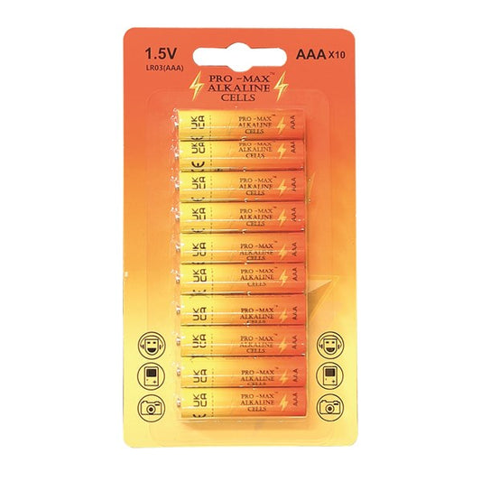 ST AAA Batteries Blister Pack 10
