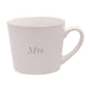WDP Set Grey & White Mugs - Mr & Mrs