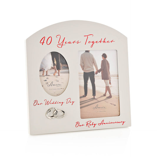 WDP Arched Double Frame - 40th Anniv