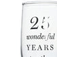 WDP Champagne Flutes Set - 25th Anniv