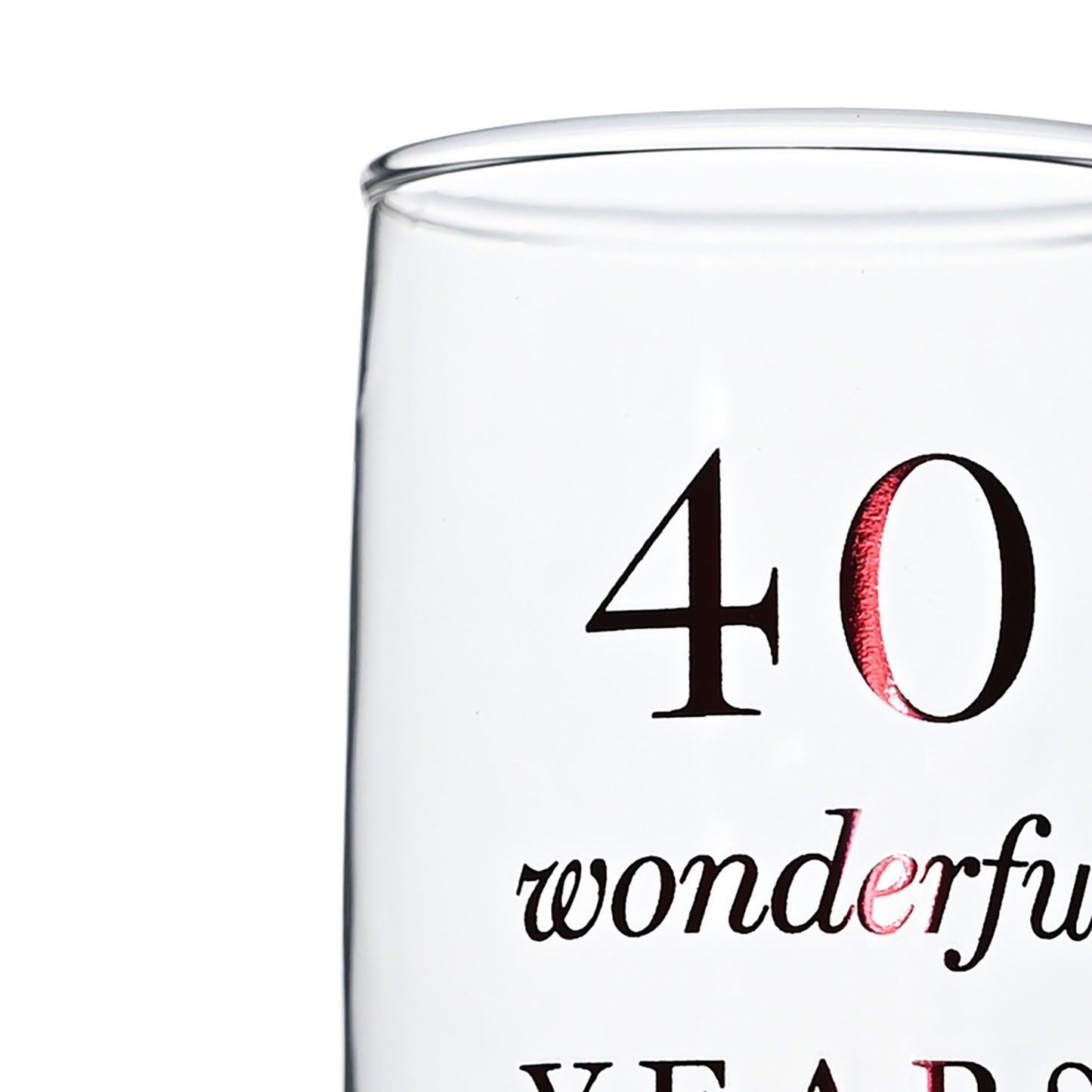 WDP Champagne Flutes Set - 40th Anniv