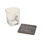 WDP Glass and Coaster Set - Father Bride