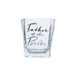 WDP Glass and Coaster Set - Father Bride