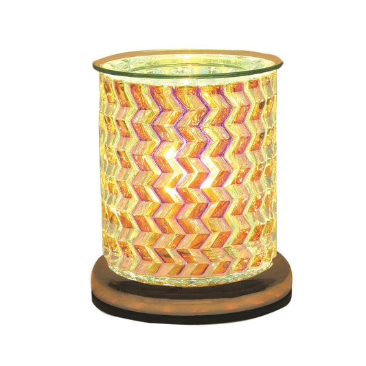 Glass Lustre Electric Burner - Zigzag Tall