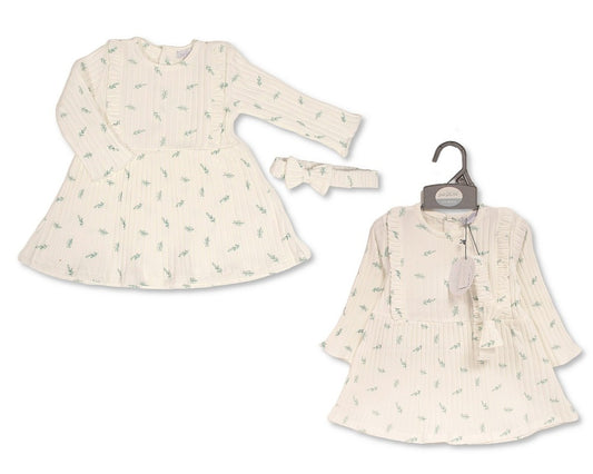 SB Baby Girls Dress with Headband
