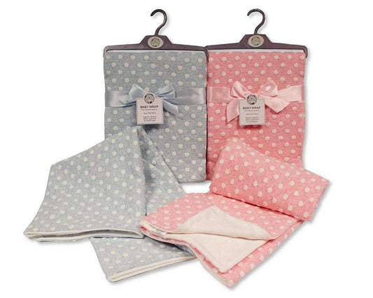 SB Baby Cotton Wrap - Spots Asst