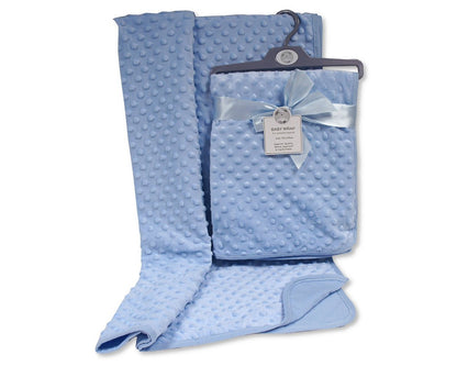 SB Baby Velour Bubble Wrap w/Cotton Back Asst Whit