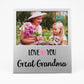 WDP Love U Great Grandma Frame