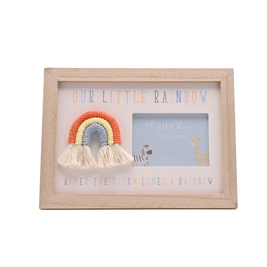 WDP Baby Scan Frame - Our Little Rainbow