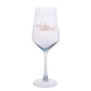 WDP Confetti Wine Glass - Friend