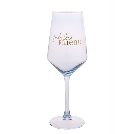 WDP Confetti Wine Glass - Friend