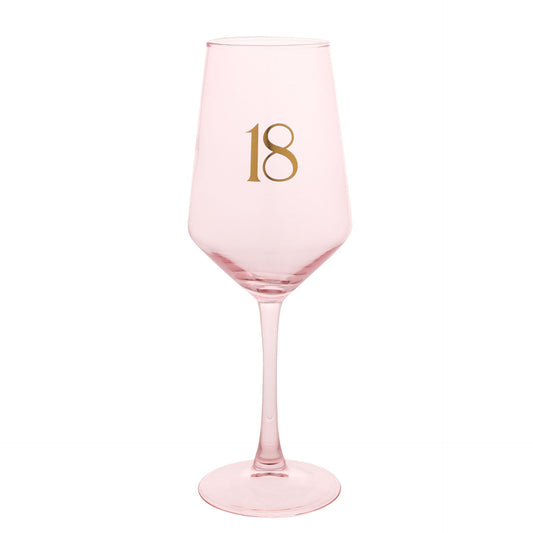 WDP Confetti Wine Glass - 18
