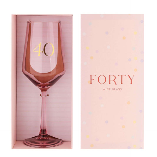 WDP Confetti Wine Glass - 40