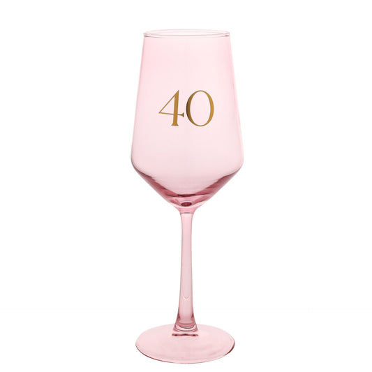 WDP Confetti Wine Glass - 40