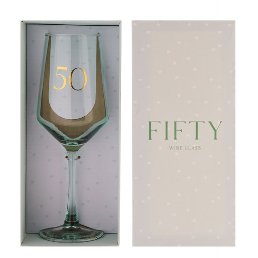 WDP Confetti Wine Glass - 50