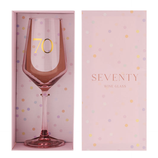 WDP Confetti Wine Glass - 70