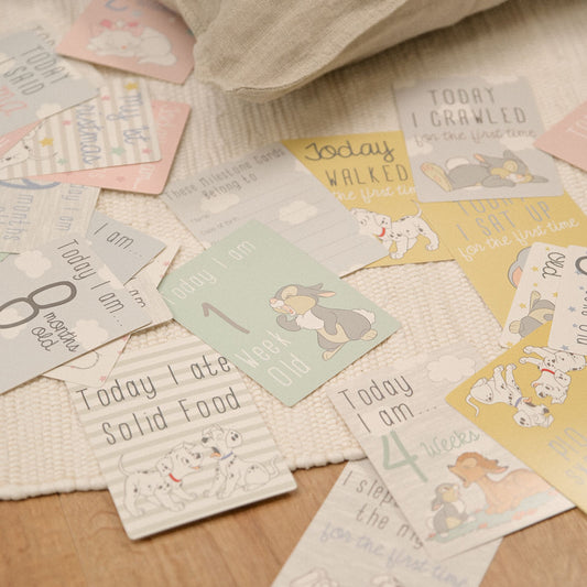 WDP Disney 30 Baby Milestone Cards