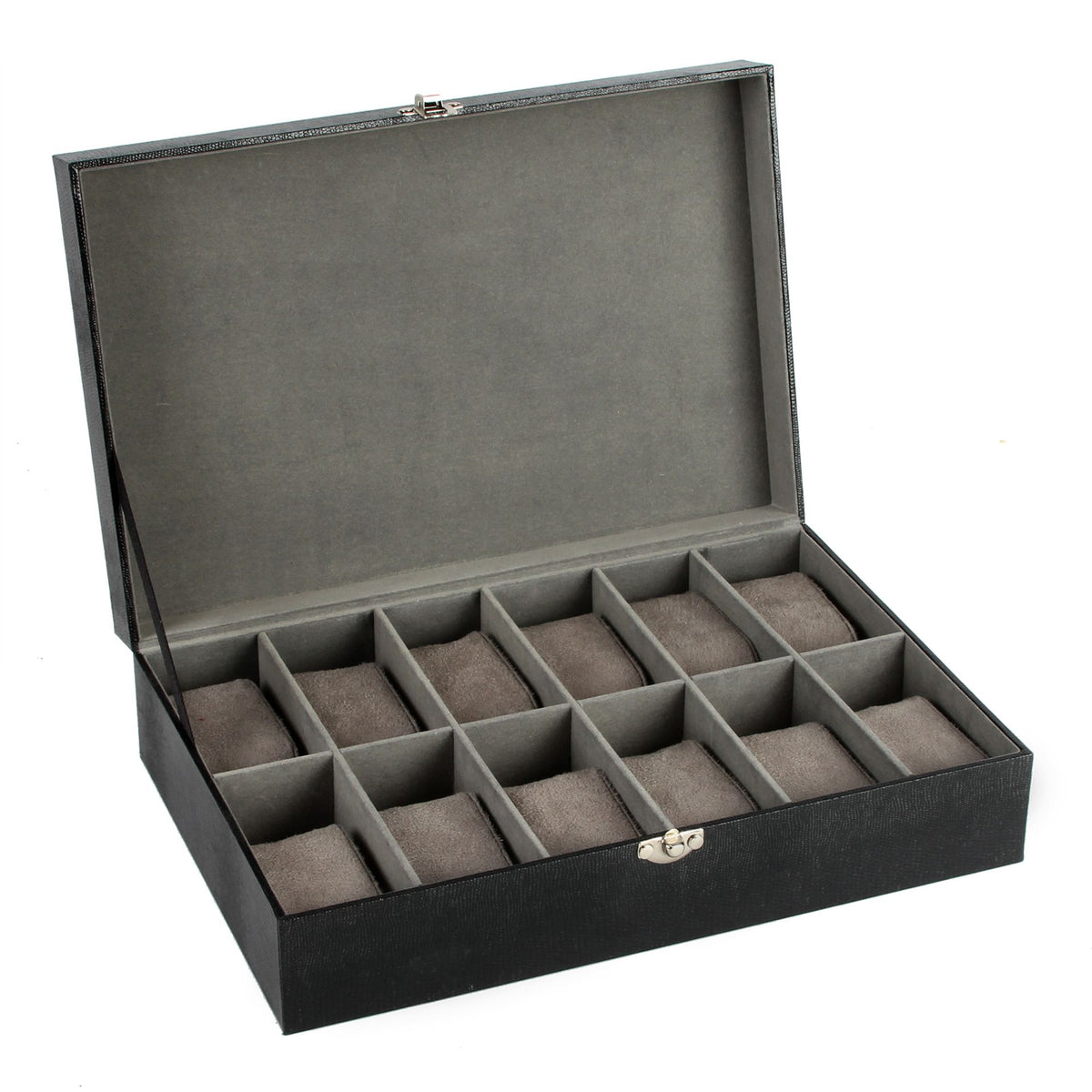 WDP Harvey Makin Lizard Vinyl Watch Box Holds 12 Watches