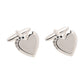 WDP Harvey Makin Crystal Heart Cufflinks