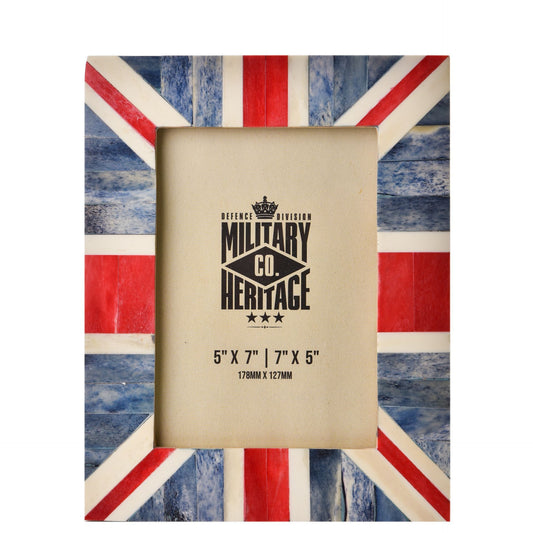 WDP Military Heritage Union Jack Photo Frame 5" x 7"