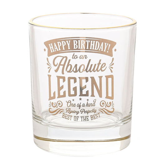 WDP Legend Glass Birthday