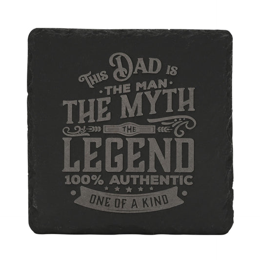 WDP Legend Slate Coaster Dad