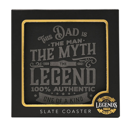 WDP Legend Slate Coaster Dad