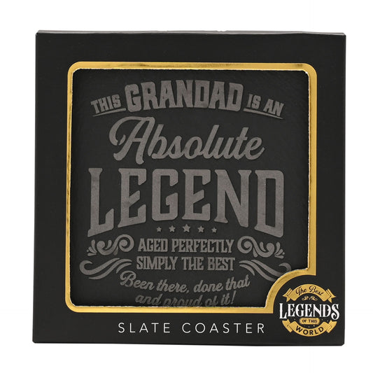 WDP Legend Slate Coaster Grandad