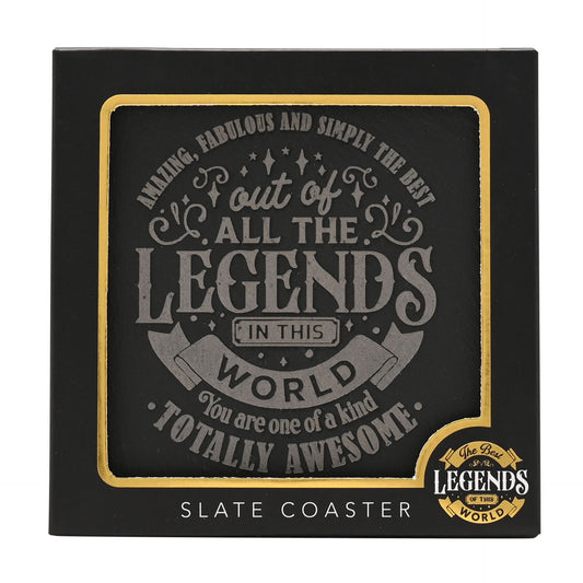 WDP Legend Slate Coaster Amazing