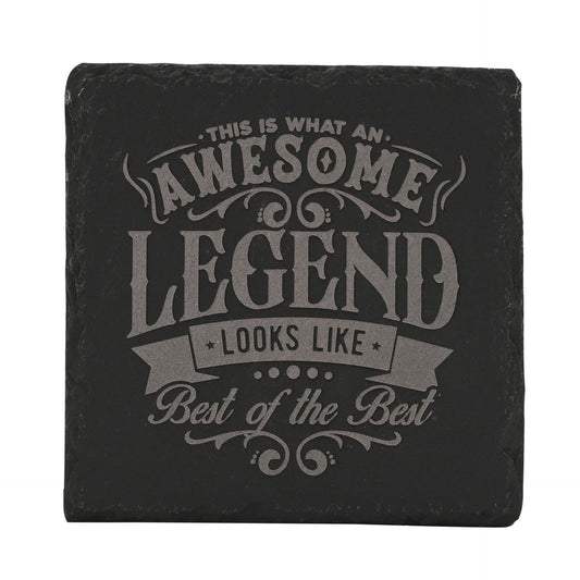 WDP Legend Slate Coaster Awesome