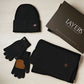 WDP Harvey Makin Layers Hat Gloves and Scarf Gift Set - Black