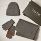 WDP Harvey Makin Layers Hat Gloves and Scarf Gift Set - Grey