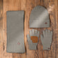 WDP Harvey Makin Layers Hat Gloves and Scarf Gift Set - Grey