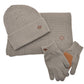 WDP Harvey Makin Layers Hat Gloves and Scarf Gift Set - Grey