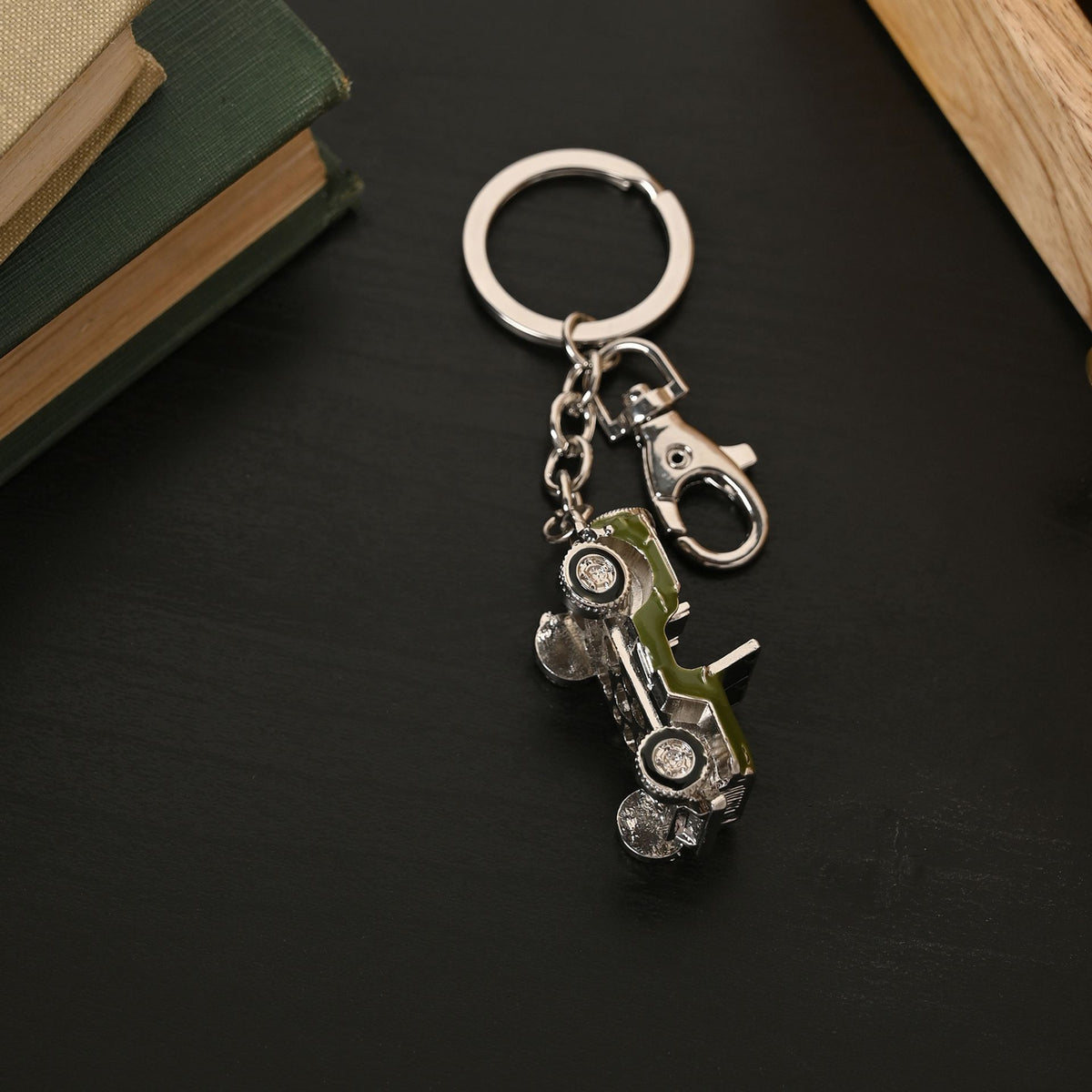 WDP Hobbies By Harvey Keyring - Green 4x4