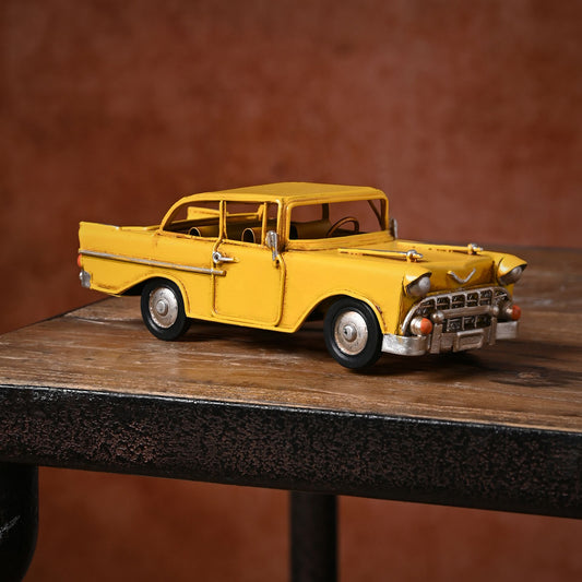 WDP Harvey Makin Ornament - Yellow Car