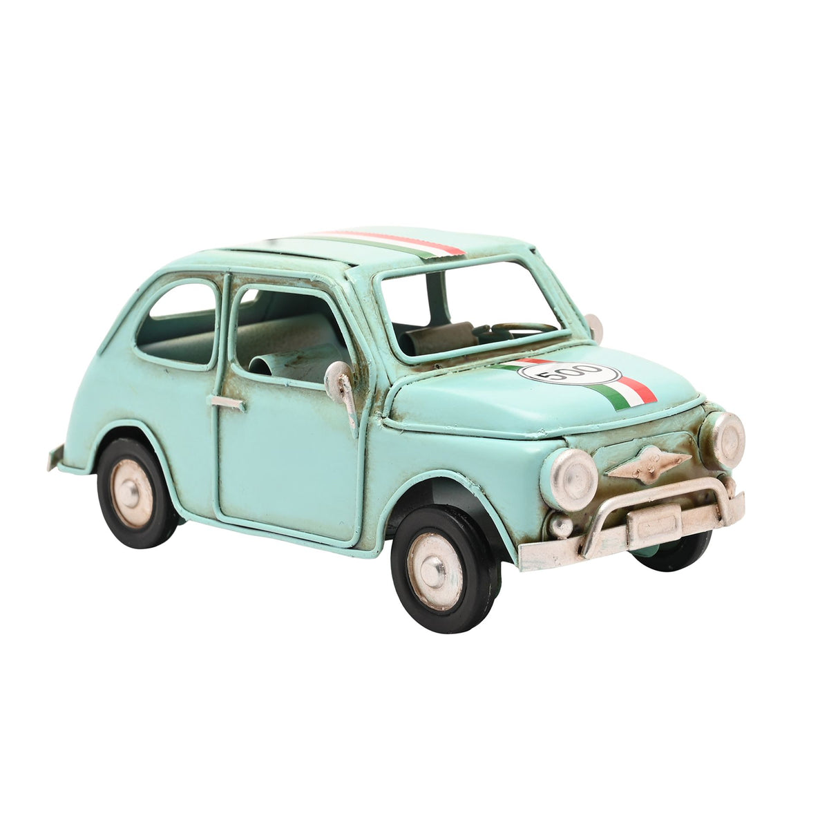 WDP Harvey Makin Ornament - Blue Classic Car