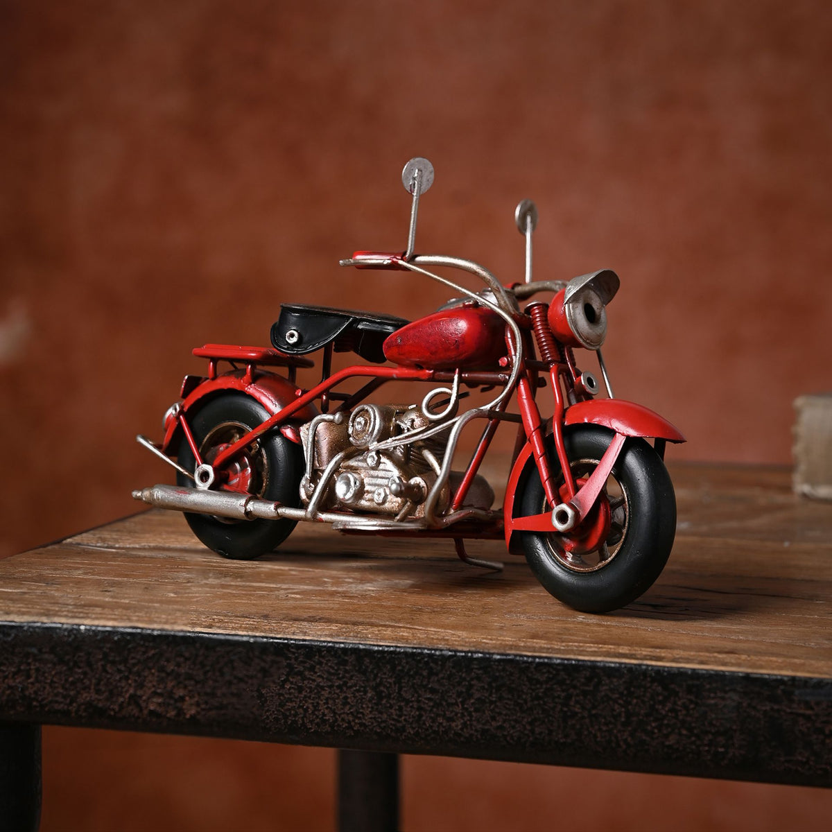 WDP Harvey Makin Ornament - Red Motorbike