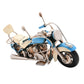 WDP Harvey Makin Ornament - Blue Motorbike