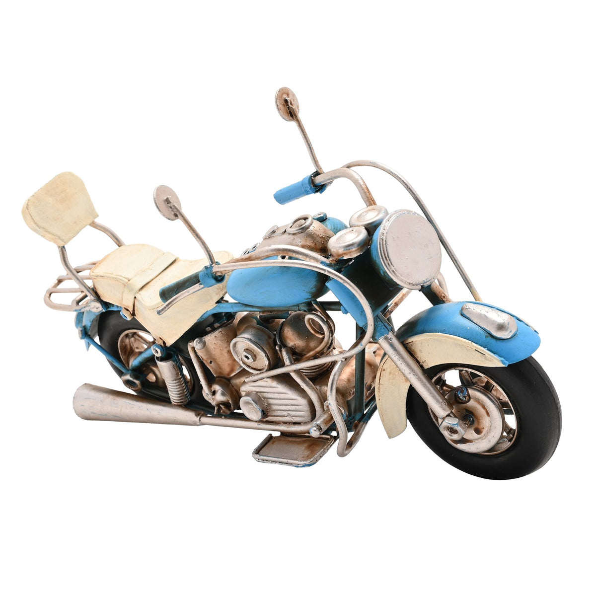 WDP Harvey Makin Ornament - Blue Motorbike