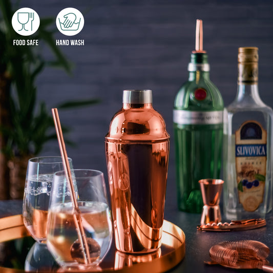 OS Rose Gold 10 Piece Cocktail Set