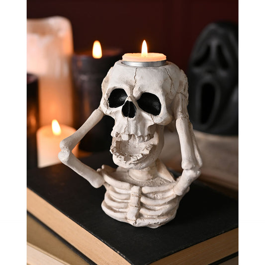 WDP Hocus Pocus Skull Tealight Holder