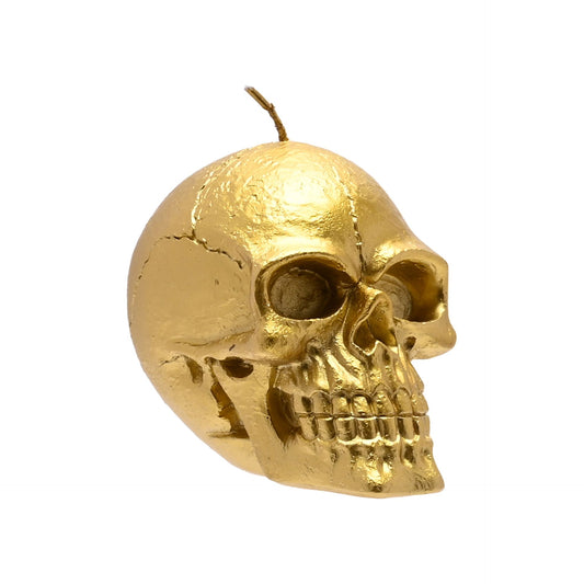 WDP Gold Skull Shaped Candle