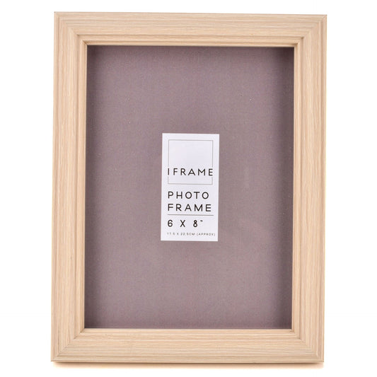 WDP iFrame Light Wood Finish Photoframe