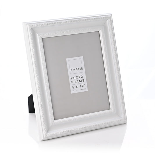 WDP iFrame White Decorative Frame 8x10'