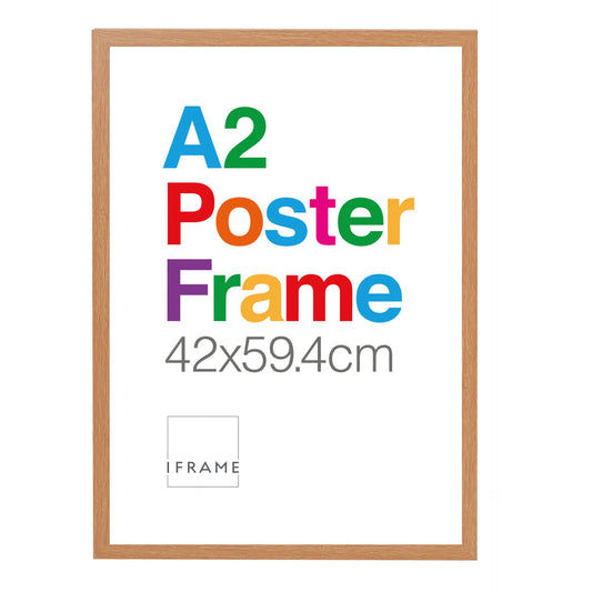 WDP A2 Natural Finish Wood Frame