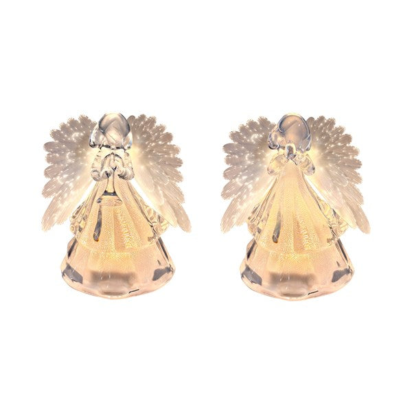 ST LED Fibre Optic Angel 15cm 2 asst